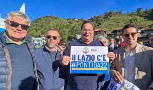 Fusco, Bartolacci, Durigon e Micci a Pontida