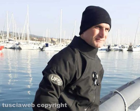 Civitavecchia - Il sub Simone Pierucci
