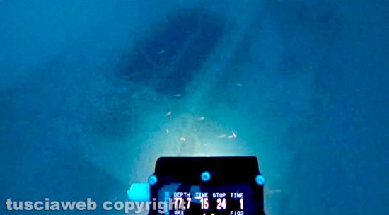 Civitavecchia - Trovato relitto a 90 metri di profondità