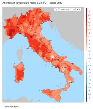 L'estate 2022 in Italia