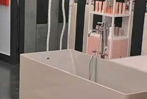 L’arredo della casa del GfVip è targato Ceramica Flaminia di Civita Castellana