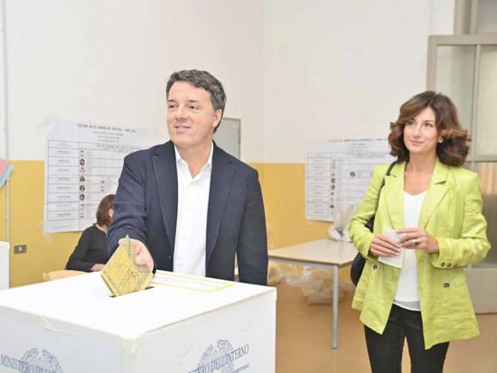 Elezioni politiche 2022 - Matteo Renzi al voto con la moglie Agnese