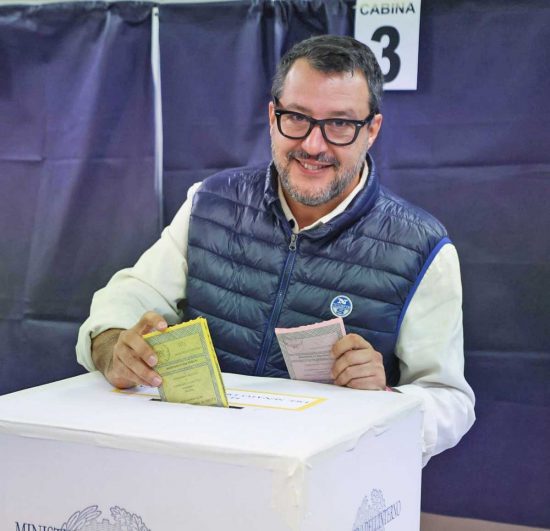 Elezioni politiche 2022 - Matteo Salvini al voto