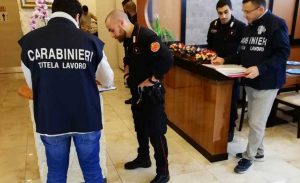 Terni - Carabinieri del nucleo ispettorato del lavoro in azione