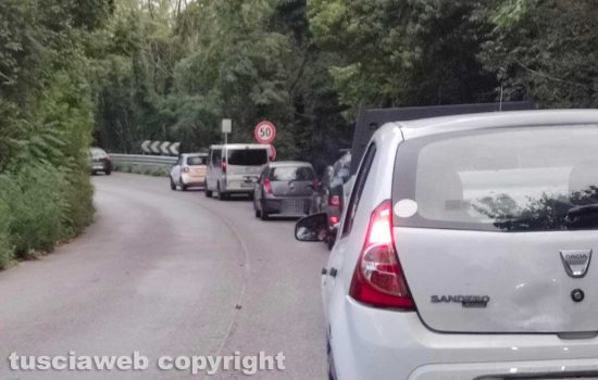 Capranica - Traffico in tilt