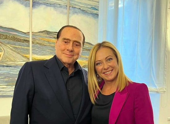 Silvio Berlusconi e Giorgia Meloni