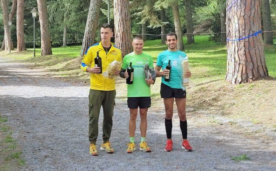 Porano - Il podio dell'ottavo Hescanas trail