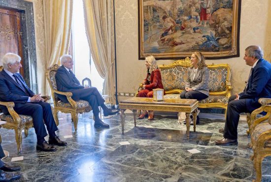 Sergio Mattarella e il gruppo parlamentare “Per le autonomie"