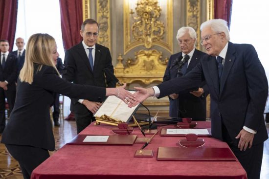 Roma - Il giuramento di Giorgia Meloni