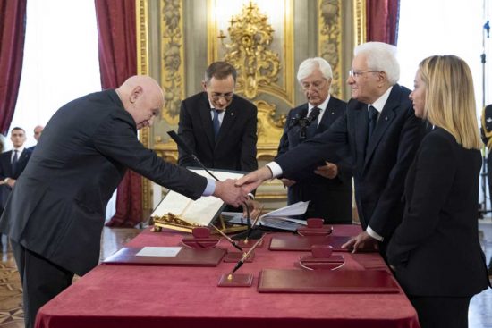 Roma - Il giuramento di Carlo Nordio