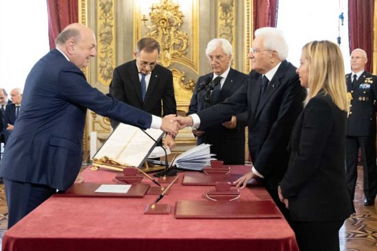 Roma - Il giuramento di Gilberto Pichetto Fratin