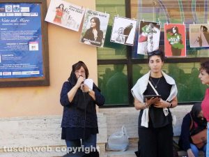 Civitavecchia - Le Ardite - La manifestazione di solidarietà con le donne iraniane