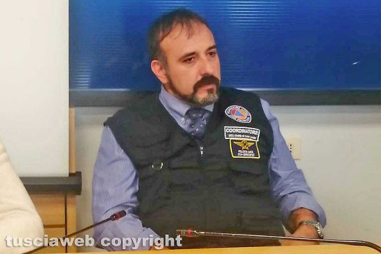 Civitavecchia - Il capo della protezione civile Valentino Arilllo