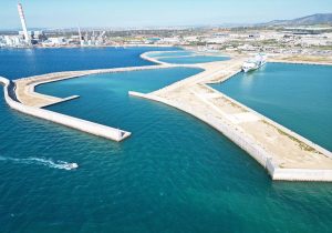Civitavecchia - I lavori alla nuova darsena servizi