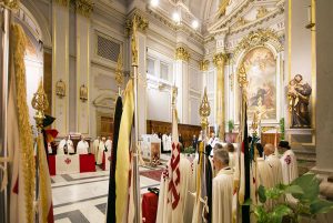 L'investitura dei cavalieri e le dame dell'ordine equestre del Santo sepolcro