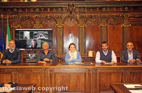 Viterbo - Comune - Macchina santa Rosa alla Sapienza - La conferenza