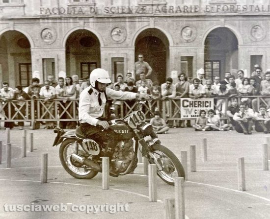 Il vigile motociclista Giorgio Bernini