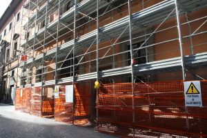 Viterbo - I lavori a palazzo Gentili