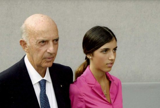 Lillio Sforza Ruspoli con la figlia Giacinta