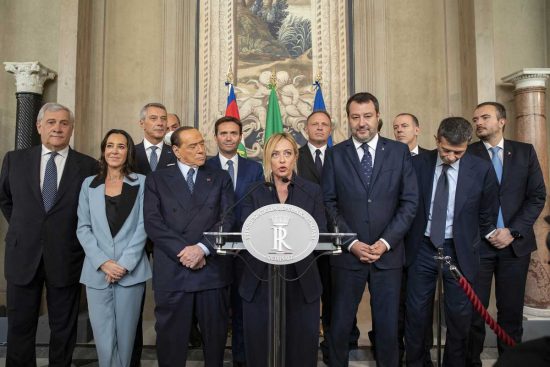 Giorgia Meloni e il centrodestra dopo le consultazioni con Mattarella