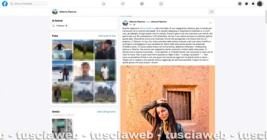 L'appello lanciato da Alberto Piperno sulla sua pagina Facebook