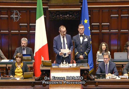 Camera - La seduta d'insediamento - Ettore Rosato