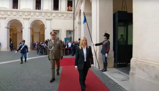 Cerimonia della campanella - Giorgia Meloni