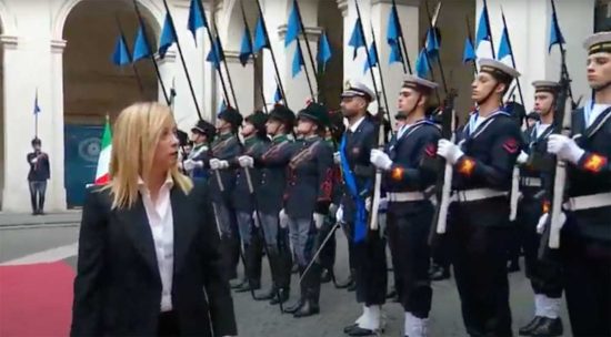 Cerimonia della campanella - Giorgia Meloni