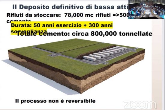 Deposito scorie radioattive - Un documento presentato in consiglio comunale