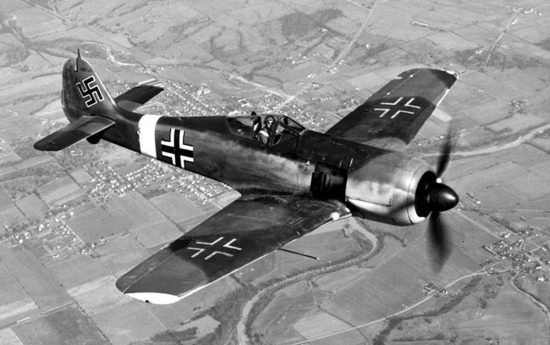 Un Fw-190 in volo