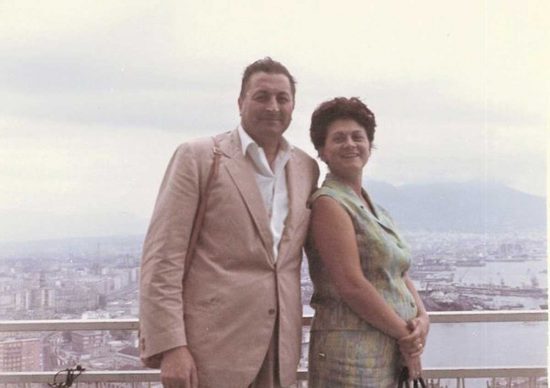 Vincenzo Bologna e la moglie Vera nel 1965