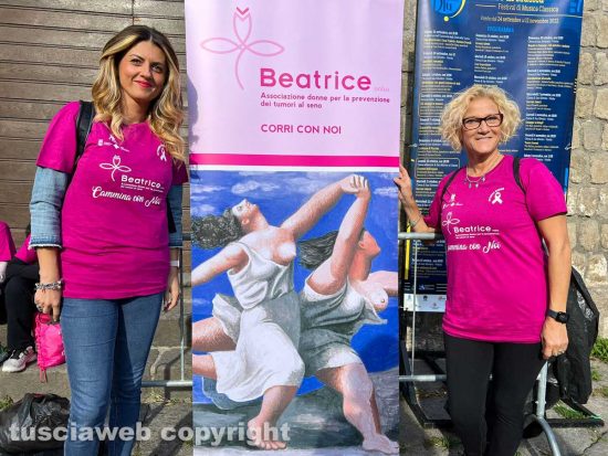 Alessandra Troncarelli alla camminata di Beatrice onlus