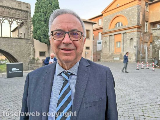Il presidente dell'associazione europea via Francigena, Massimo Tedeschi