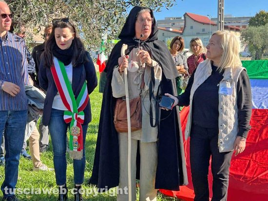 Inaugurazione monumento al pellegrino