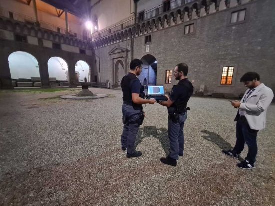 Viterbo - Le anfore al Museo Rocca Albornoz 