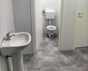 Viterbo - Cimitero San Lazzaro - I bagni sistemati