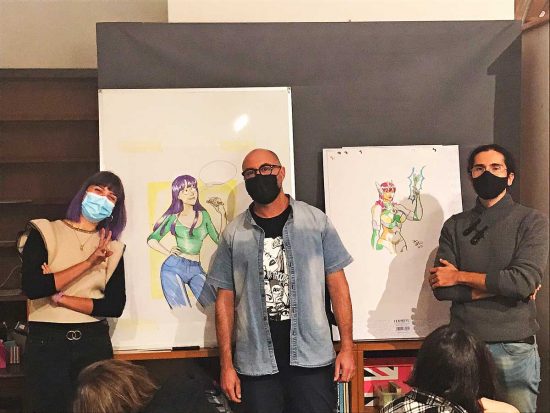 Corso di Fumetto - Alcuni dei docenti dello scorso anno