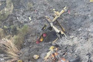Il Canadair precipitato sull'Etna
