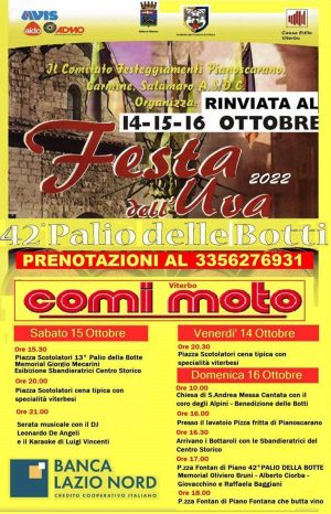Festa dell'uva - Programma 2022