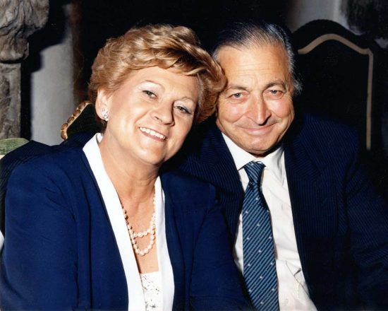 Vincenzo Bologna e la moglie Vera negli anni '80