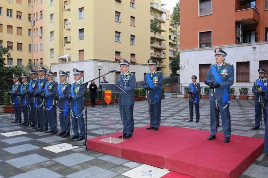 Guardia di finanza - L'insediamento di Bruno Buratti