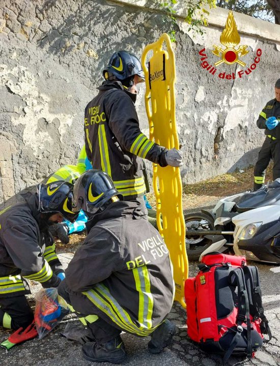 Tarquinia - L'incidente in strada dell'Acquetta