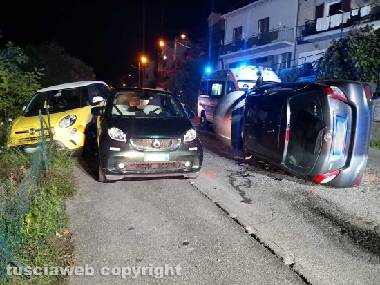 Montefiascone - L'incidente sulla Verentana