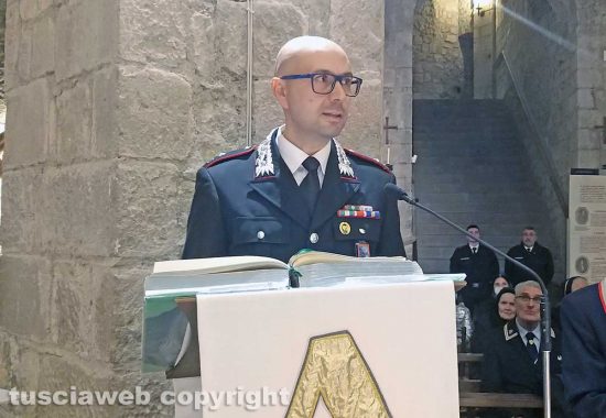 Montefiascone - La celebrazione della Virgo Fidelis - Il maggiore Antonino Zangla