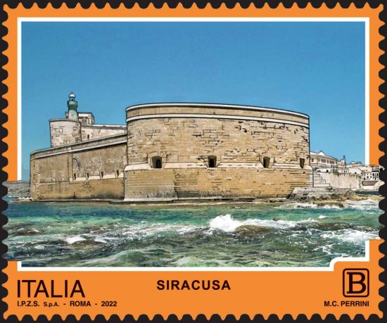 Poste Italiane - Il francobollo di Siracusa
