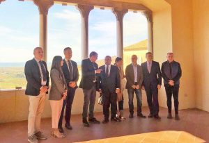 Il ministro Gennaro Sangiuliano a Tarquinia