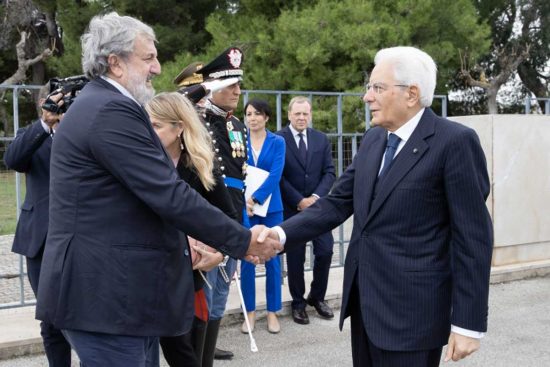 Michele Emiliano e Sergio Mattarella