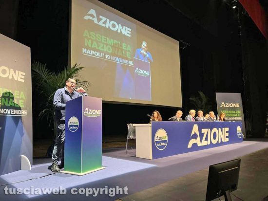 Giacomo Barelli all'assemblea nazionale di Azione