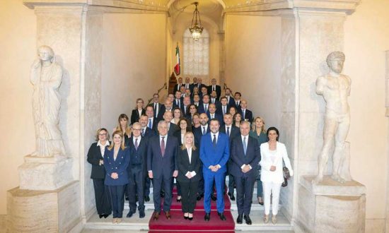 Roma - La cerimonia del giuramento dei sottosegretari del governo Meloni