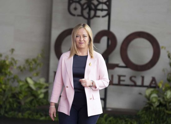 Giorgia Meloni al G20